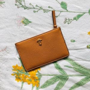 Tory Burch Buddy logo leather wallet